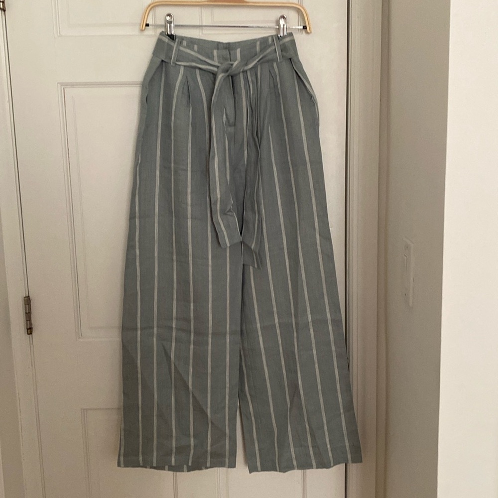Linen 100% strapless pant